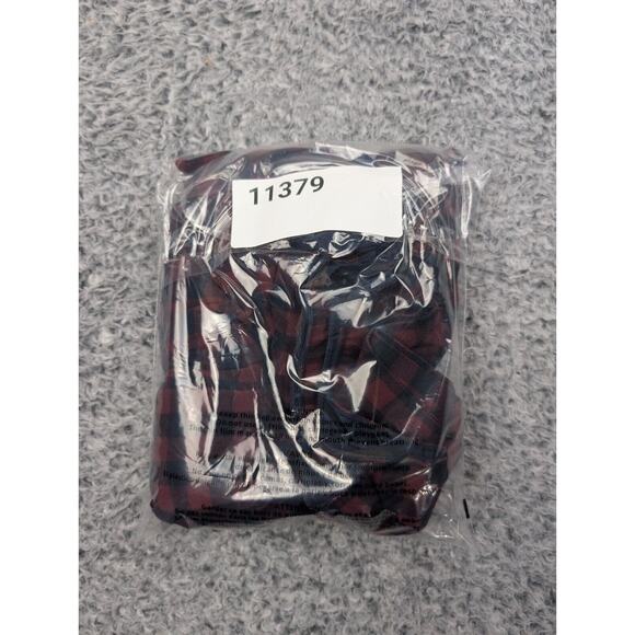 Nautica Pants Men Extra Large Plaid Sleepwear Pajama Drawstring Flannel Lounge - Picture 9 of 9